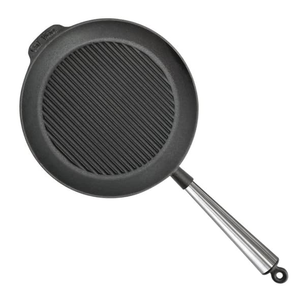 Gjutjärns Grillpanna 28 cm Stålhandtag