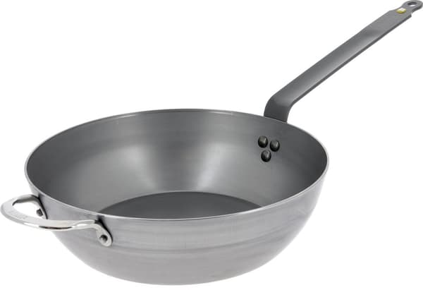 De Buyer Mineral B Element stekepanne "rustikk", karbonstål, 32 cm