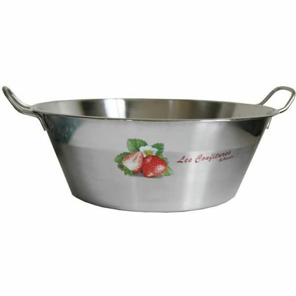 Behållare Baumalu 340678 Rostfritt stål Silvrig 9 L Ø 38 cm
