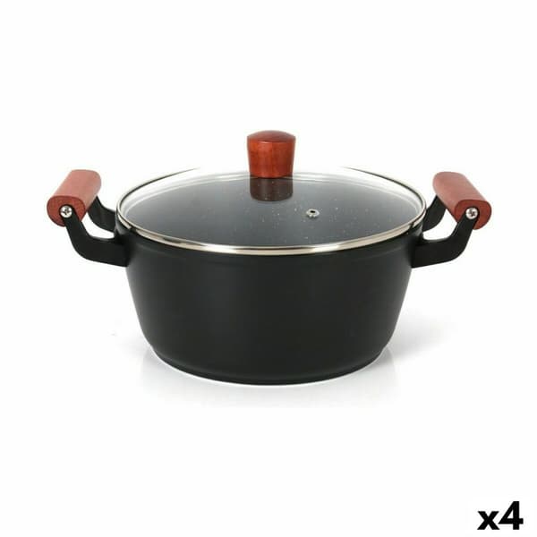 Gryte med glasslokk Quttin Doha 39 x 28 x 15 cm (4 enheter)