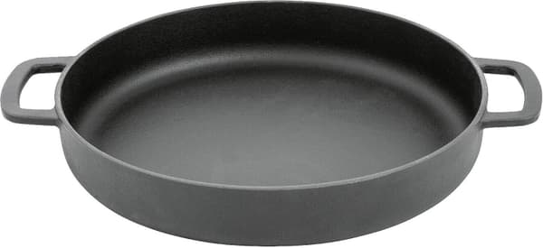 Combekk Sous-Chef Stekepanne i støpejern med dobbelt håndtak, 28 cm