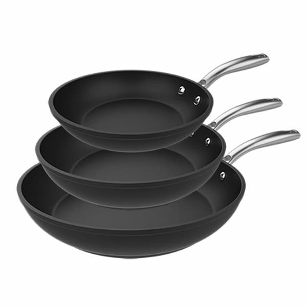 Set med stekpannor Cecotec Polka Fantasy Ø 20 cm Ø 24 cm Ø 28 cm Svart Aluminium