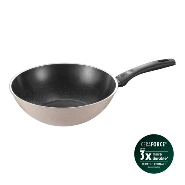 Ballarini Ledro Wok - Beige - 28 cm