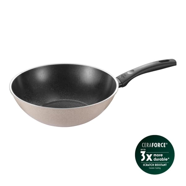 Ballarini Ledro Wok - Beige - 28 cm