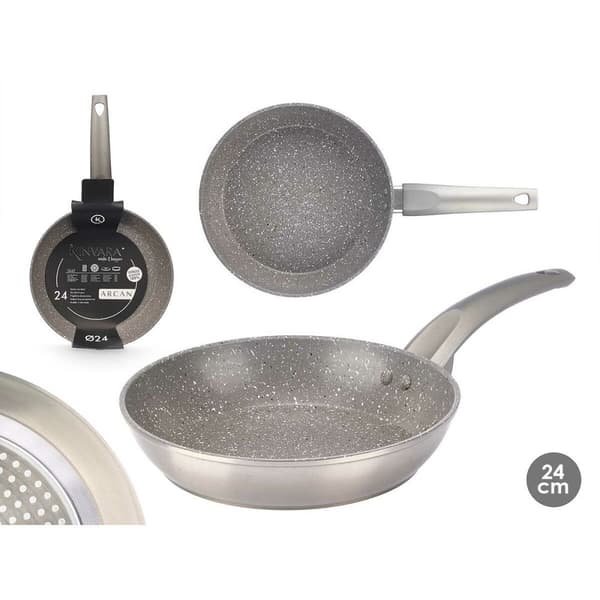 Stegepande Kinvara 3 Sølvfarvet Aluminium Bakelit Smedet aluminium (6 enheder)