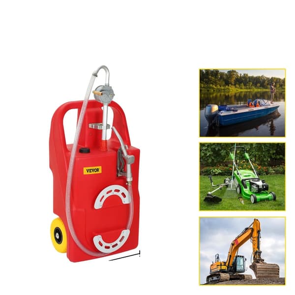 Brændstofvogn, 32 gallons kapacitet, tovejs roterende pumpe,32Gal