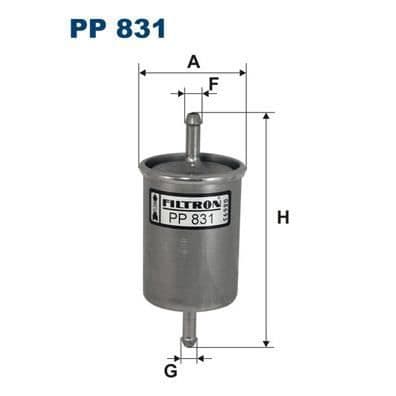 FILTER Brændstoffilter PP 831