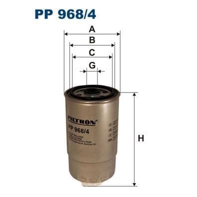 FILTRON Brændstoffilter PP 968/4
