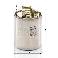 MANN FILTER Bränslefilter WK842/20
