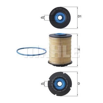 Mahle Knecht Filter KX404D Bränslefilter