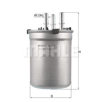Mahle Knecht Filtre KL838 Bränslefilter