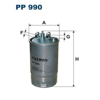 FILTRON Bränslefilter PP990