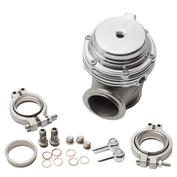 Turbo Wastegate, 3.8 cm / 1.5 in, Flanssit mukana, Tiivisteet toimitetaan,VALKOINEN