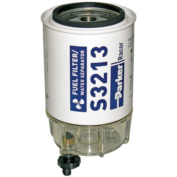 Parker Racor Bensinfilter Oem Series 60 Gph Durchsichtig 3.8 x 7.2´´