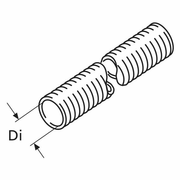 Webasto Joustava Putki 10 M Hopeinen 60 mm