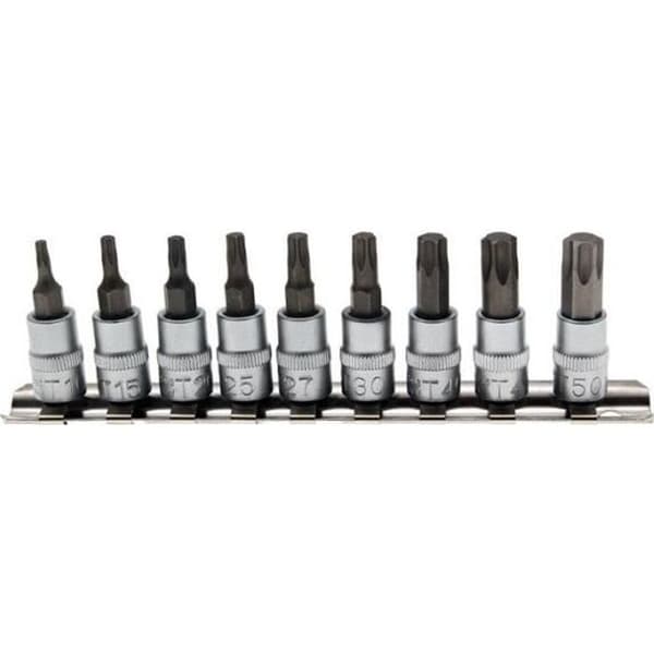 Bitshylsset 6,3 mm (1/4") T-profil (för Torx Plus) T10 - T50