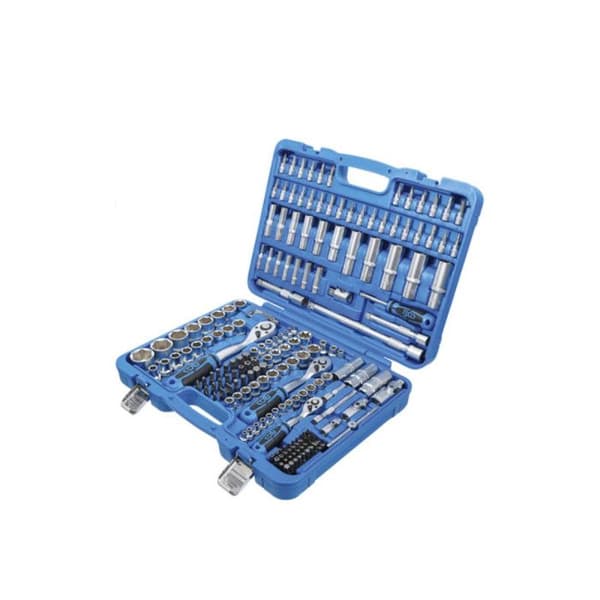 Hylssats, sexkant 6,3 mm (1/4") / 10 mm (3/8") / 12,5 mm (1/2") 192 stycken