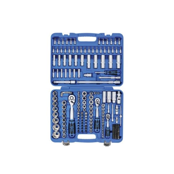 Hylssats, sexkant 6,3 mm (1/4") / 10 mm (3/8") / 12,5 mm (1/2") 192 stycken