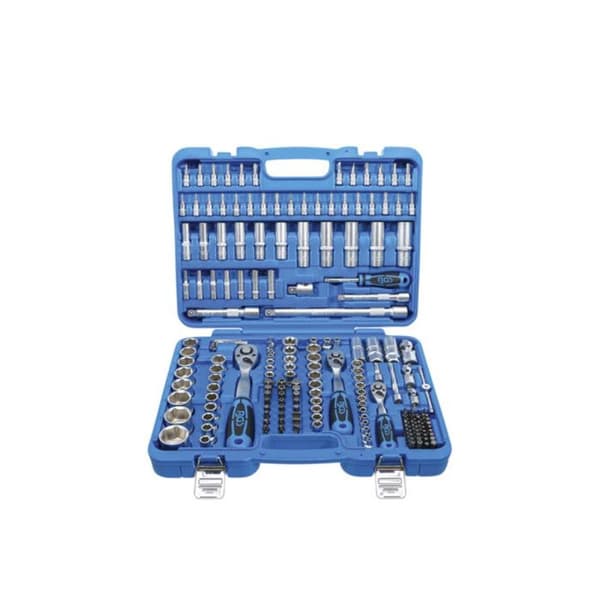 Hylssats, sexkant 6,3 mm (1/4") / 10 mm (3/8") / 12,5 mm (1/2") 192 stycken