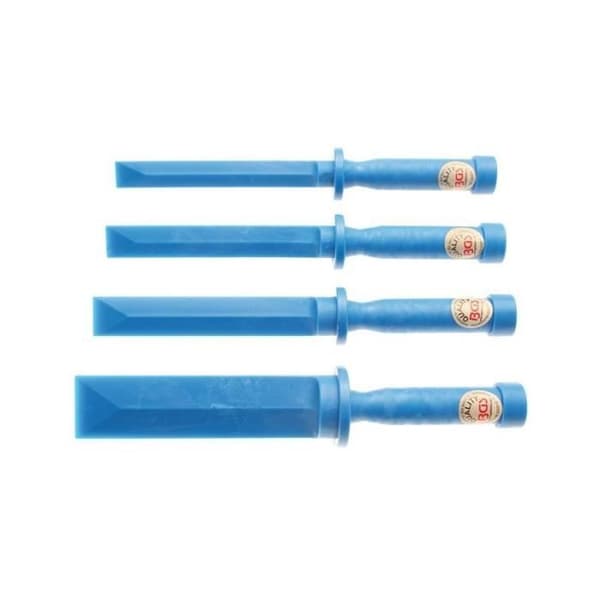 Set med plastskrapor bredd 19 - 22 - 25 - 38 mm4 stycken
