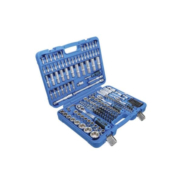 Super Lock sockelset 6,3 mm (1/4") / 10 mm (3/8") / 12,5 mm (1/2") 192 stycken