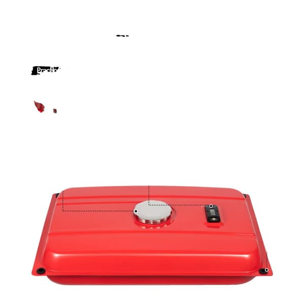 Bränsletank, 15L kapacitet, rektangulär design