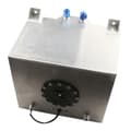 Miniatyrbillede 2 af 2: 5 Gallon Aluminium Brændstoftank, Letvægtsdesign, Universel Pasform,Sølv