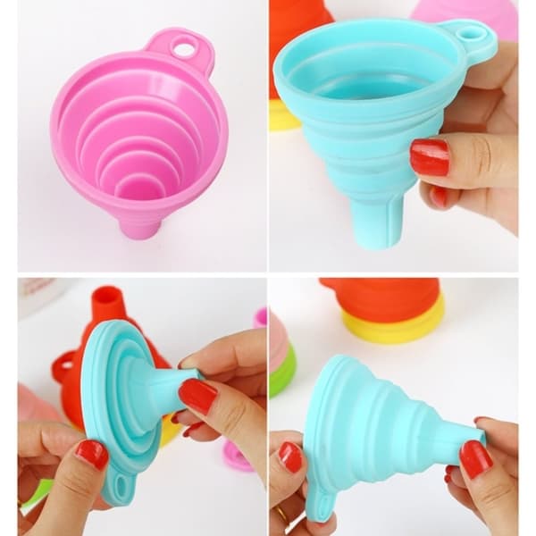 2-Pak - Silikon Trakt - Sammenleggbar - 7 cm