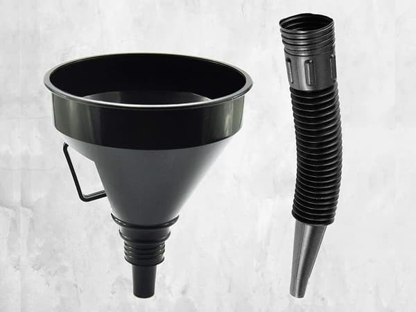 Oljetratt / Bensintratt med silfilter - Justerbar