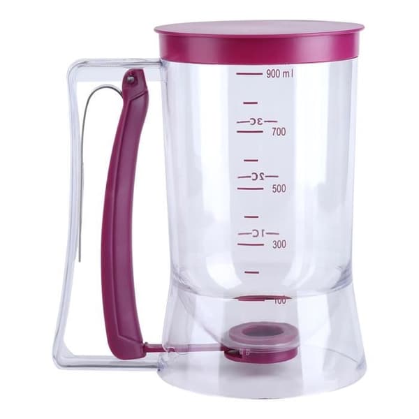Bewinner 900ml Bakverkssmetsdispenser, Pannkaksvåfflor för manuell kakugnsbakning, Dispenser från VGEBY