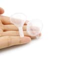 Miniatyrbillede 5 af 8: 30 miditer i gennemsigtig plast. Velegnet til flasker, påfyldning af laboratorievæsker, æteriske olier, sandmaling, parfume osv.