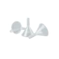 Miniatyrbillede 2 af 8: 30 miditer i gennemsigtig plast. Velegnet til flasker, påfyldning af laboratorievæsker, æteriske olier, sandmaling, parfume osv.