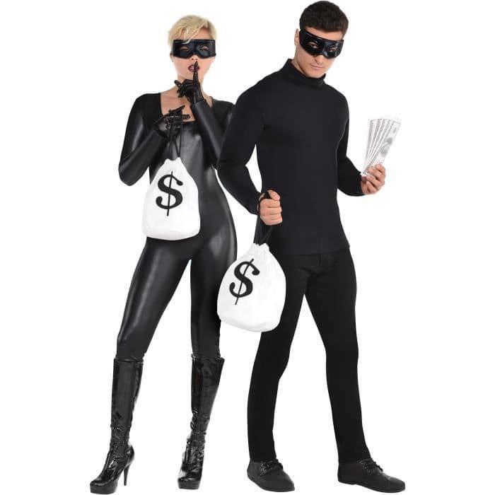 AMSCAN Burglar Kit - Naamio, käsine, laukku rahaa