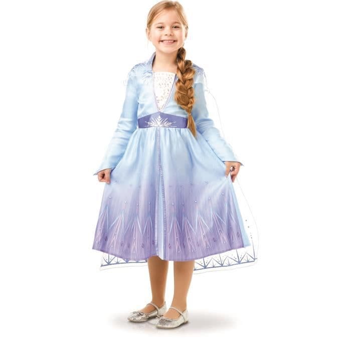 DISNEY PRINCESSE Frozen 2 - Elsa klassisk kostume