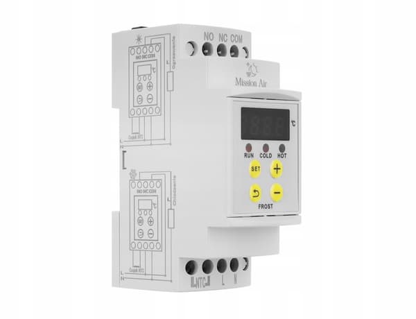 FROST temperaturregulator för DIN-skena