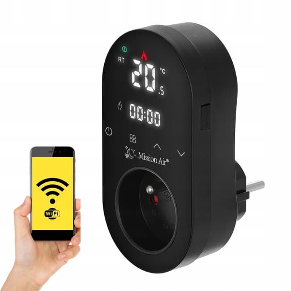 SMART NEST BLACK -liitännän lämpötilansäädin