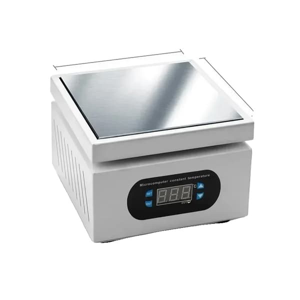 Monitoiminen lämpötiivistin, teline / pöytä, sähköinen virtalähde, mitat 150 mm x 150 mm,BY1010, EU-pistoke