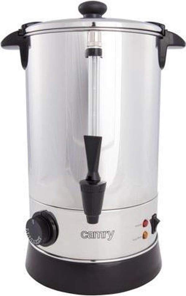 Camry CR 1267 vattenkokare 8,8 L 980 W Svart, Rostfritt stål