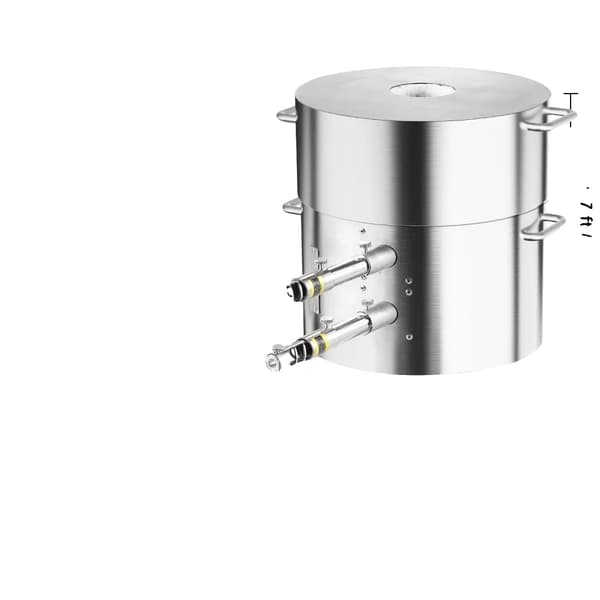Propangas Smeltof, Dobbelt Brænder System, Stor Kapacitet 35 lbs,DE ES