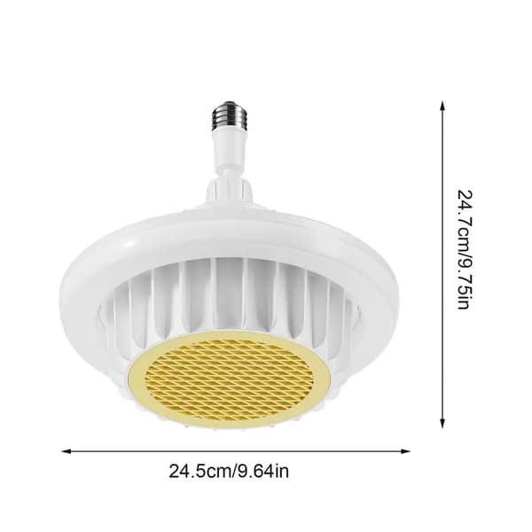 Takvärmare med LED-lampa, solenergidriven, hög ljusflöde,Gul