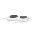 Miniatyrbild 4 av 5: Dubbel kokplatta 2500W Clatronic DKP 3583 Vit