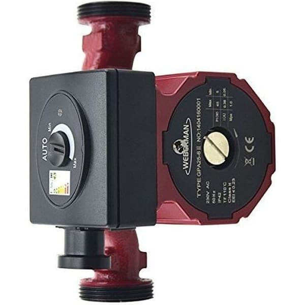 Cirkulator för centralvärme Weberman GPA II 25-60 180 mm 230 V Klass A