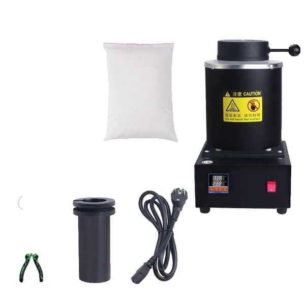 Digital elektrisk smelteovn, 1400W effekt, 2000°F maksimal temperatur,1kg Ingen netpakke 2