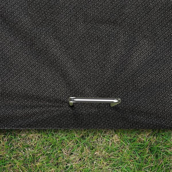 Jordanker 150 x 25 x 2,7 mm galvanisert stålfeste for ugressdekke Jordspyd