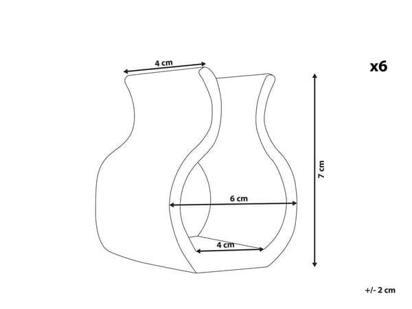 Kiinnitysklipsi puutarhakalusteisiin musta muovinen 6 kpl 6 x 7 x 4 cm