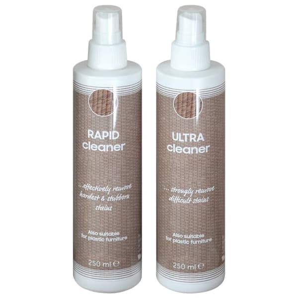 The Living Store Rottinki- ja kangashoitosarja puutarhakalusteille 2x250 ml -  Huonekalujen puhdistus & kiillotus