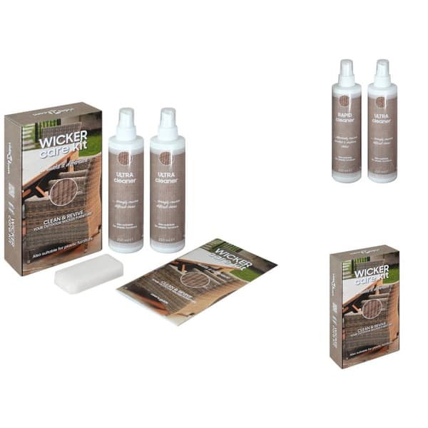 Møbelrens & pudsemidler - Living plejesæt til rattan- og tekstilhavemøbler 2x250 ml