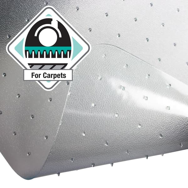 Gulvbeskytter - Antistatisk PVC - Tæppe - 120x150 cm