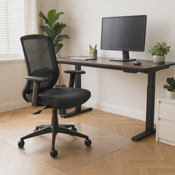 Golvskydd - Antistatisk PVC - Hårt golv - 120x150 cm