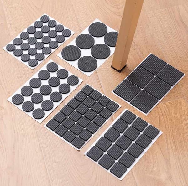 Stolsben - Fyrkantiga Pads